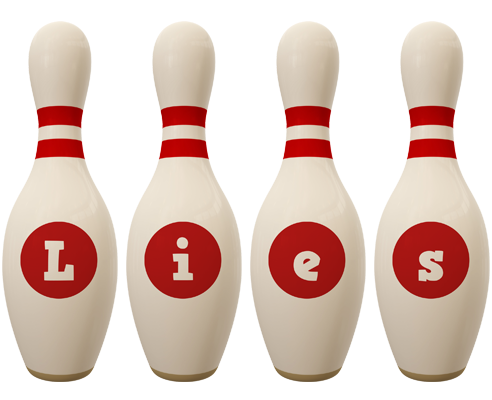 Lies bowling-pin logo