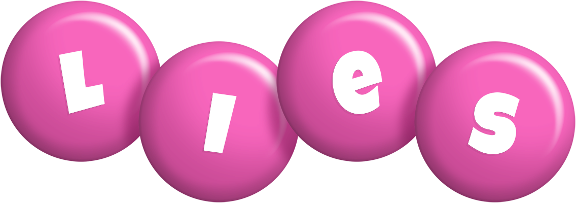 Lies candy-pink logo