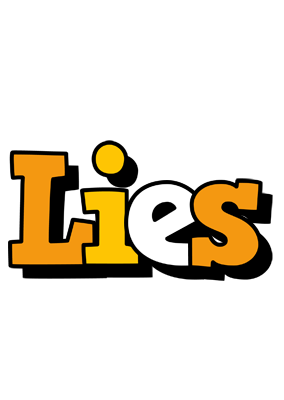 Lies cartoon logo
