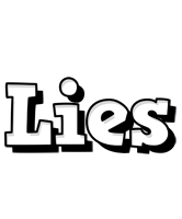 Lies snowing logo