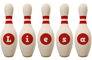 Liesa bowling-pin logo