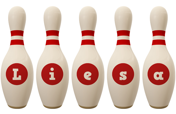 Liesa bowling-pin logo