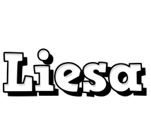 Liesa snowing logo