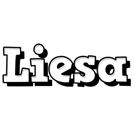 Liesa snowing logo