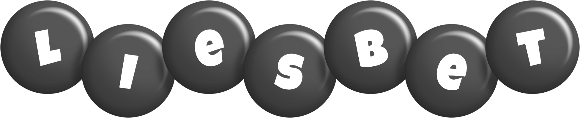 Liesbet candy-black logo