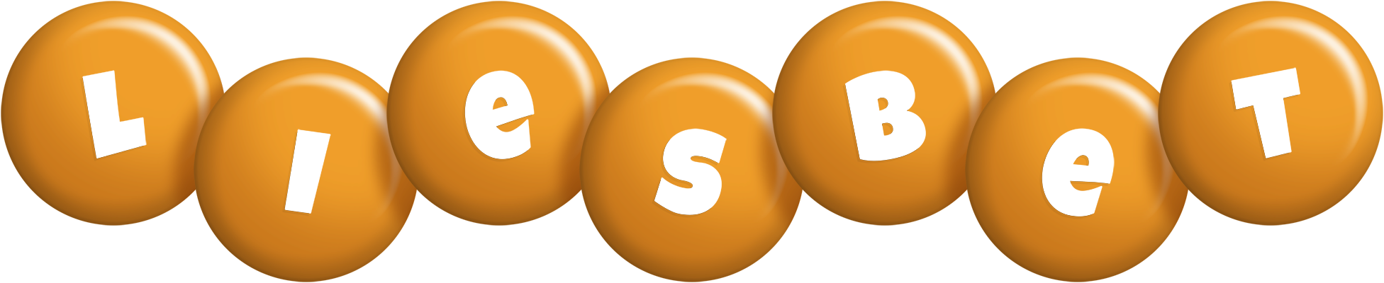 Liesbet candy-orange logo