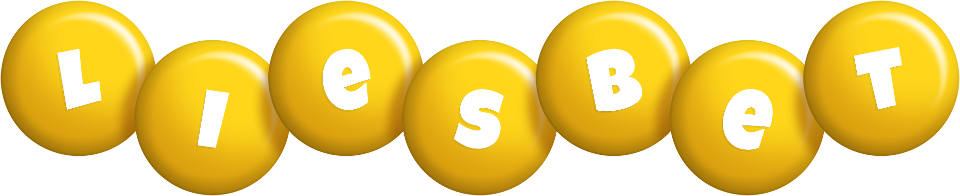 Liesbet candy-yellow logo