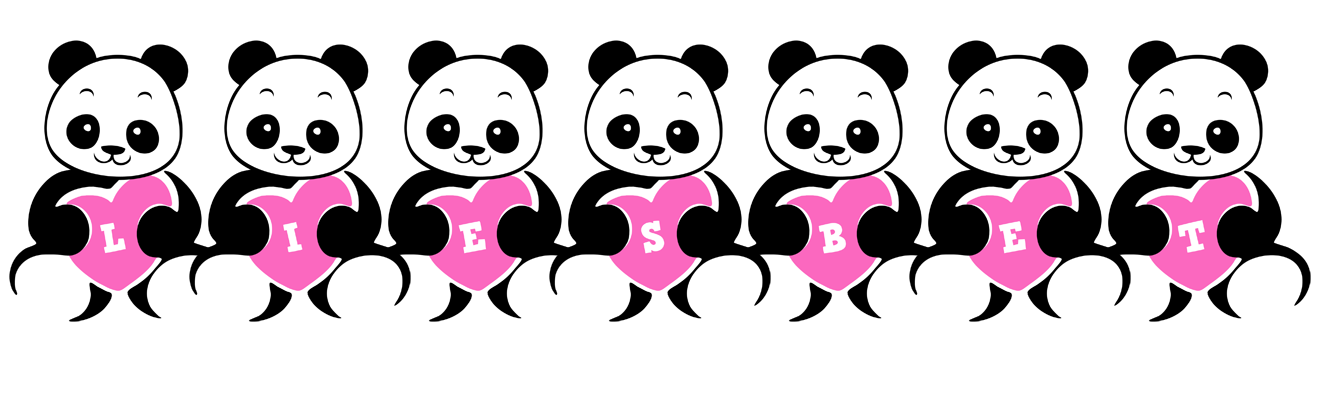 Liesbet love-panda logo
