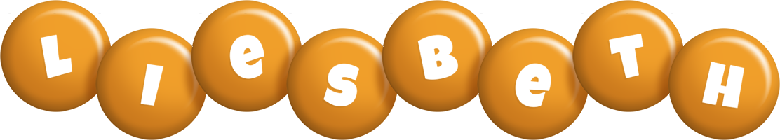 Liesbeth candy-orange logo