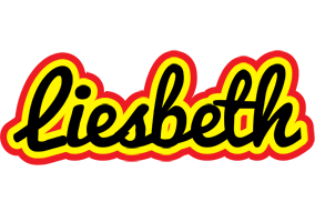 Liesbeth flaming logo