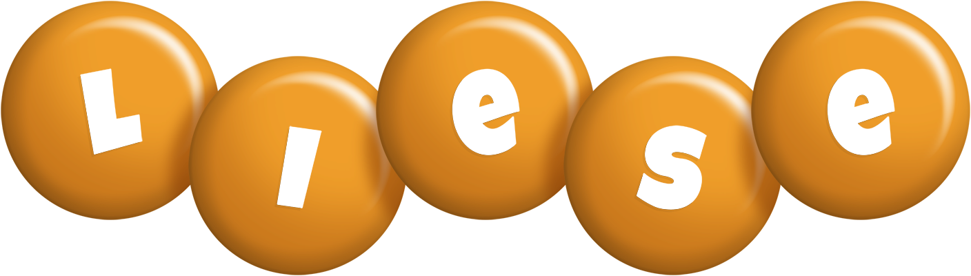 Liese candy-orange logo