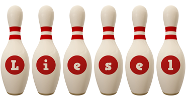 Liesel bowling-pin logo