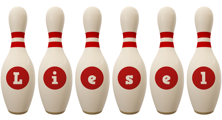 Liesel bowling-pin logo