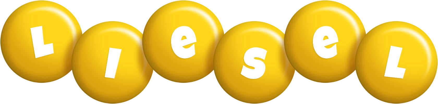 Liesel candy-yellow logo