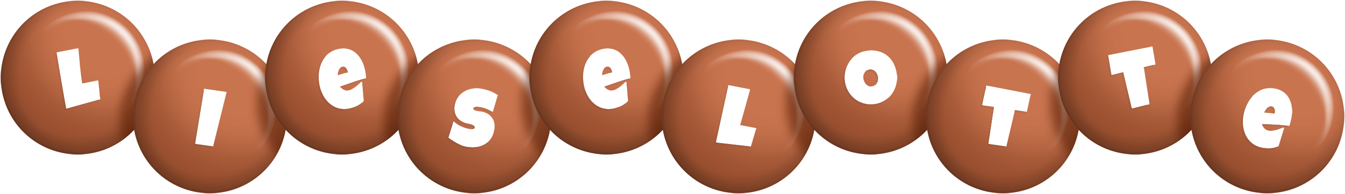 Lieselotte candy-brown logo
