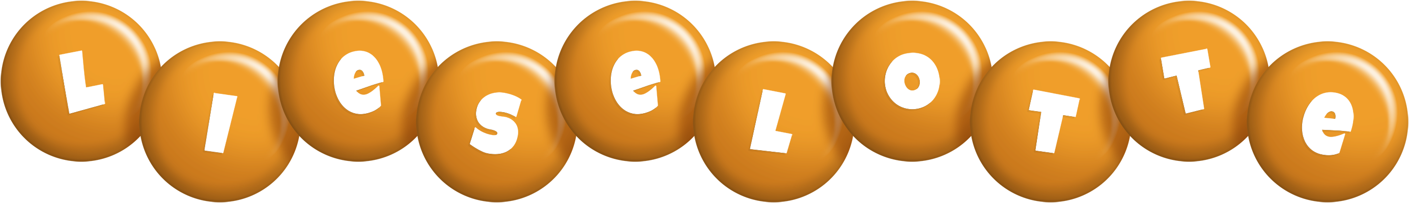 Lieselotte candy-orange logo
