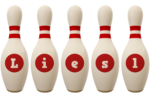 Liesl bowling-pin logo