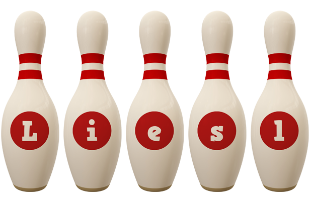 Liesl bowling-pin logo