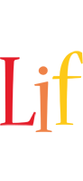 Lif birthday logo