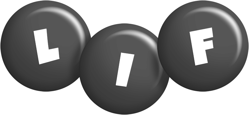 Lif candy-black logo