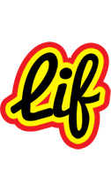 Lif flaming logo