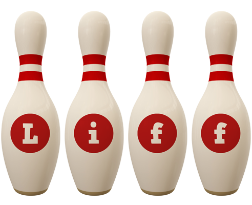 Liff bowling-pin logo