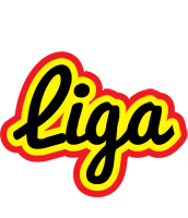 Liga flaming logo