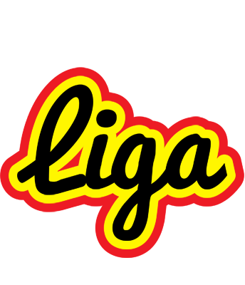 Liga flaming logo