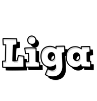Liga snowing logo