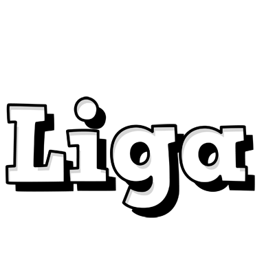 Liga snowing logo