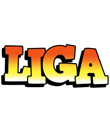 Liga sunset logo