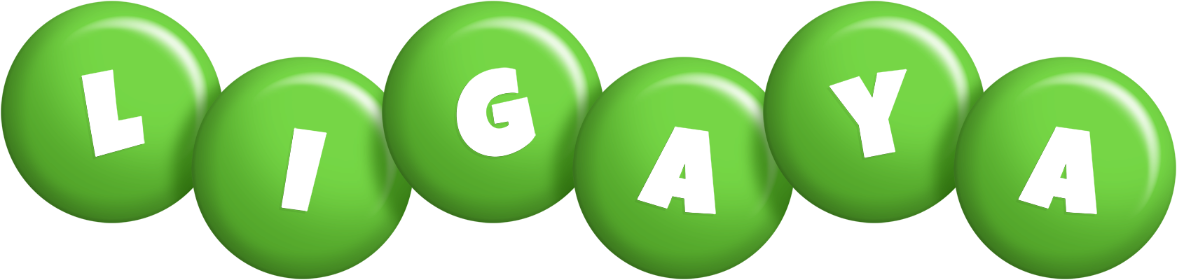 Ligaya candy-green logo