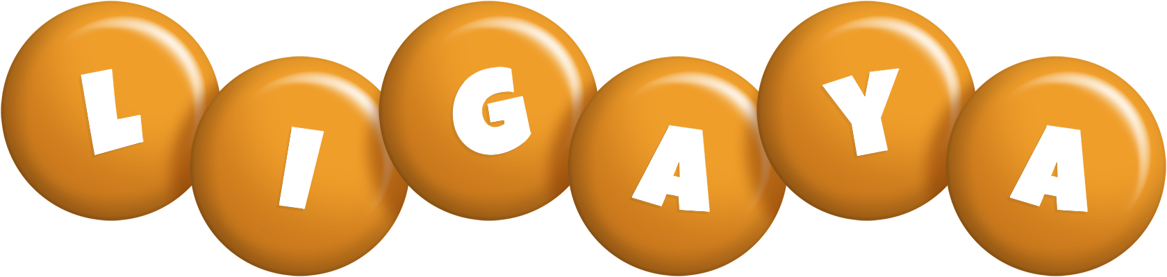 Ligaya candy-orange logo
