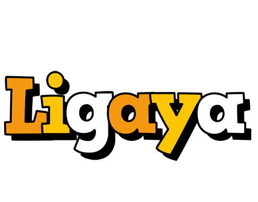 Ligaya cartoon logo