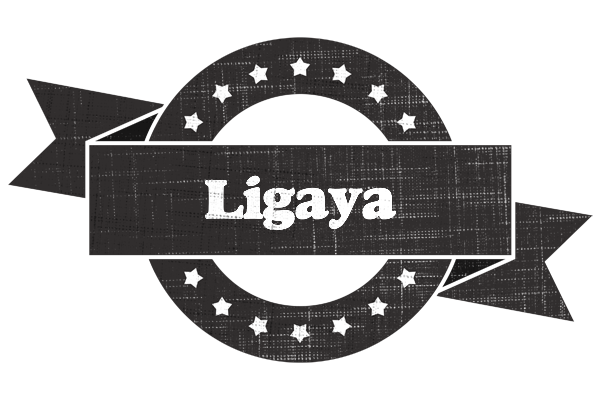 Ligaya grunge logo