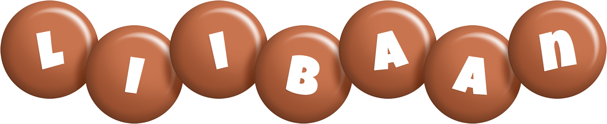 Liibaan candy-brown logo