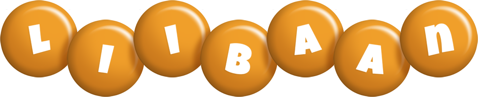 Liibaan candy-orange logo