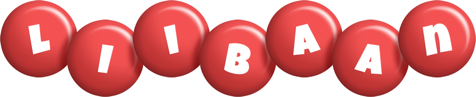 Liibaan candy-red logo