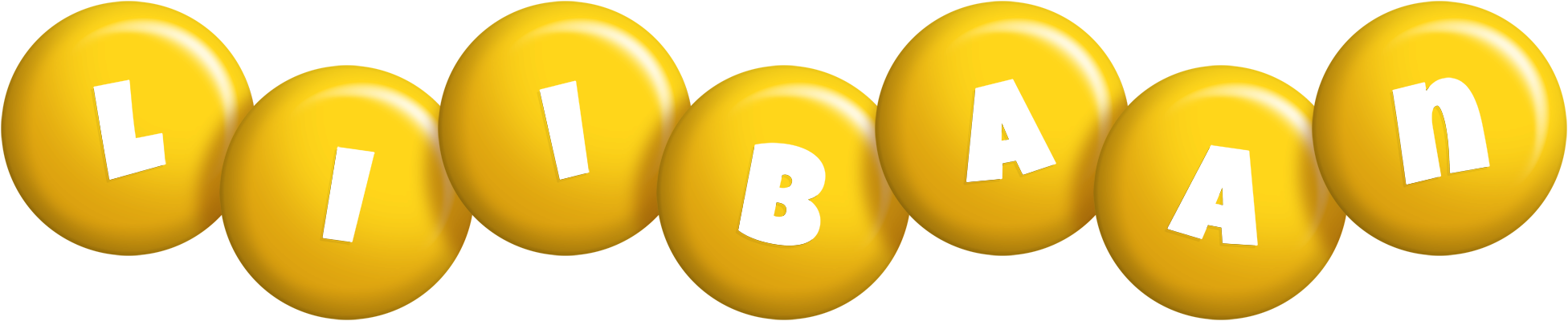 Liibaan candy-yellow logo