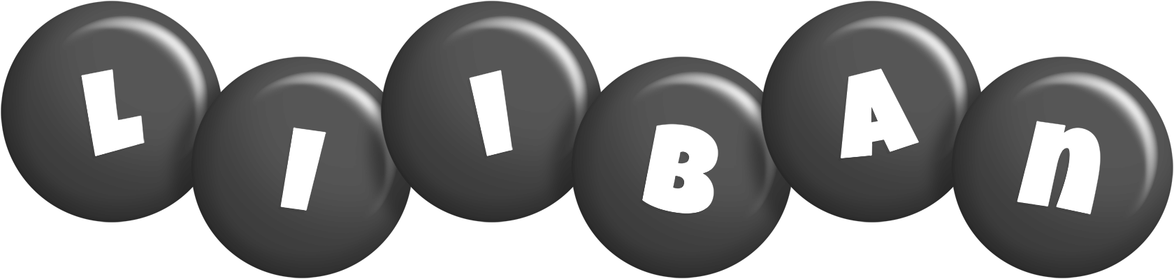 Liiban candy-black logo