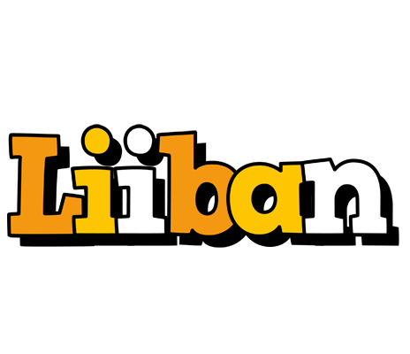 Liiban cartoon logo