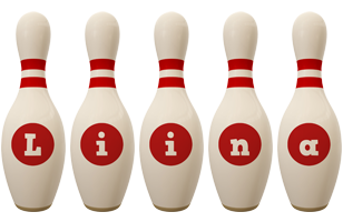 Liina bowling-pin logo