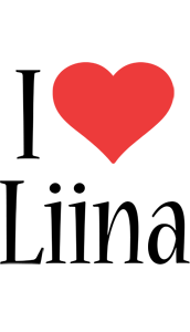 Liina i-love logo