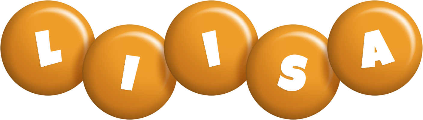 Liisa candy-orange logo