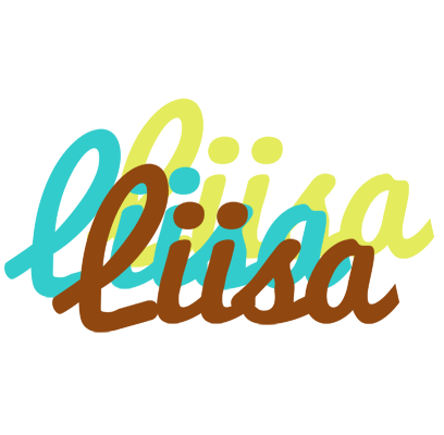 Liisa cupcake logo