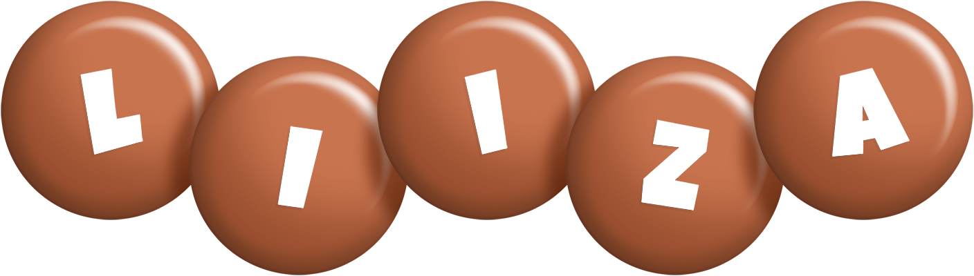 Liiza candy-brown logo