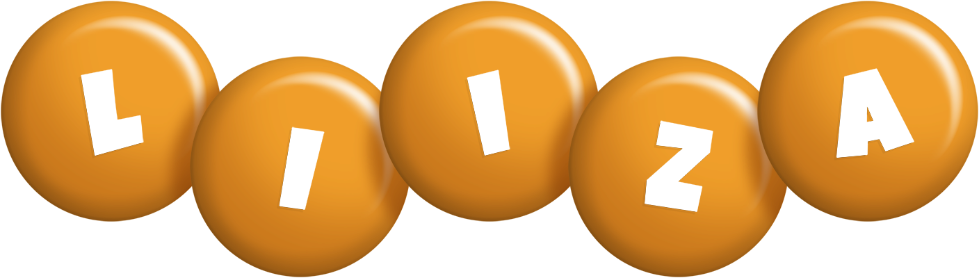 Liiza candy-orange logo