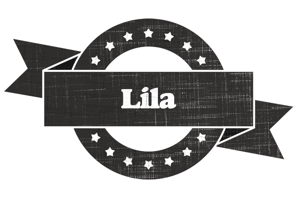 Lila grunge logo