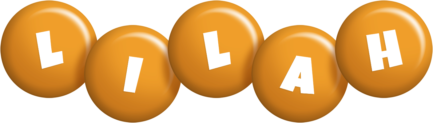 Lilah candy-orange logo