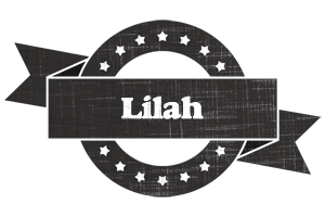 Lilah grunge logo